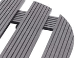 Plant Trolleys 4 pcs Grey 30x7,5 cm WPC 3143924