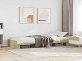 Bed Frame with Headboard Sonoma Oak 80 x 200 cm Engineered Wood 8009036