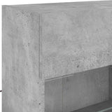 6 Piece TV Wall Cabinet Set with LED Lights Concrete Grey 3216800