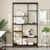 Bookshelf 10-Tier 99 x 35.5 x 176 cm Smoked Oak 835411