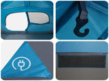 Instant Tent Blue 365 x 280 x 200 cm Polyester and Steel 42028704