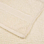 Towels 10 pcs Cream 100x200 cm 360 gsm 100% Cotton 137012