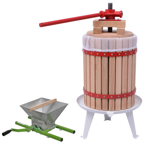 2 Piece Fruit & Wine Press and Crusher Set 277150