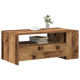 Coffee Table Old Wood 102 x 55 x 43.5 cm Engineered Wood 862731
