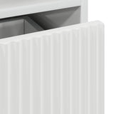 Bedside Cabinet with Drawer High gloss white 49 x 36 x 61 cm 883482