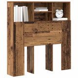 Headboard Cabinet Old Wood 100 x 19 x 103.5 cm Engineered Wood 879444