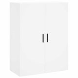 Highboard White 69.5x34x180 cm Engineered Wood 3195691