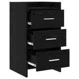 Bedside Tables Black Oak 40 x 36 x 70 cm Engineered Wood 8011028