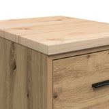 Garage Storage Cabinet Artisan Oak 40x51x85 cm Solid Wood Pine 860597