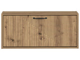 Wall-Mounted Shoe Cabinet HAARLEM 71 x 17 x 43 cm Artisan Oak 896854