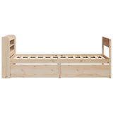 Bed Frame without Mattress 100x200 cm Solid Wood Pine 3307128