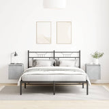 Wall-Mounted Bedside Cabinets 2 pcs Concrete Grey 38x34x40 cm 861236