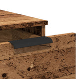Desk Cabinet Old Wood 33x50x75 cm Engineered Wood 856997