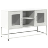 ZNTS TV Cabinet White 100.5x39x60.5 cm Steel 853385