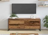 TV Cabinet Old Wood 100 x 36 x 49.5 cm Engineered Wood 886622