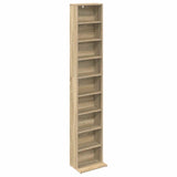 CD Cabinet Sonoma Oak 33 x 23.5 x 175 cm Engineered Wood 8012646