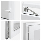 Basement Window "RISOR" 50x50 cm Tilt&Turn DIN Left White 4108297