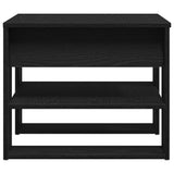 Coffee Table Black Oak 55.5 x 55 x 45 cm Engineered Wood 862730