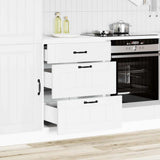 Kitchen Base Cabinet Lucca White Engineered Wood 854269