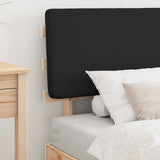 Bed Frame with Upholstered Headboard Black 100 x 200 cm 877371