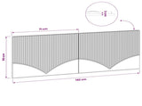 Wall-Mounted Headboard HOORN Old Wood Engineered Wood 897403