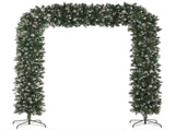 8.2 ft Snow Frosted Christmas Tree Arch, Christmas Arch Doorway Decor with 2100 Tips and 96 T3398P555103