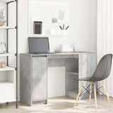 Desk Concrete Grey 120x42x76 cm Engineered Wood 861817