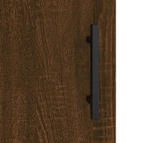 Wall Mounted Cabinet Brown Oak 69.5x34x90 cm 828507