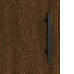 Wall Mounted Cabinets 2 pcs Brown Oak Engineered Wood 3197968