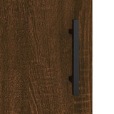 Wall Mounted Cabinets 2 pcs Brown Oak Engineered Wood 3197968