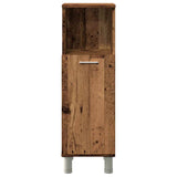 Bathroom Cabinet Old Wood 30x30x95 cm Engineered Wood 856137