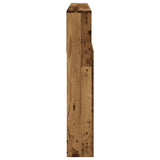 Headboard Cabinet Old Wood 180x19x103.5 cm Engineered Wood 856872