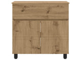 Bathroom Vanity Unit Artisan Oak 60 x 35 x 80 cm 889424