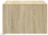 Coffee Table with LED Lights Sonoma Oak Engineered Wood 851993
