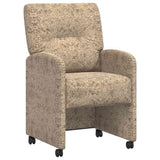 Dining Chairs with Wheels 2 pcs Light grey 57 x 67 x 95 cm 42017844