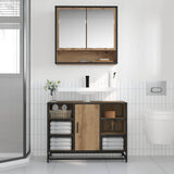 Wall Shelf with Shelf Wall-mounted Artisan Oak 65 x 20 x 60 cm 883612
