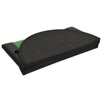 ZNTS 10-Player Folding Poker Tabletop Green 208x106x3 cm 80400
