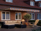 Manual Retractable Awning with LEDs 3.5 x 2.5 m 3419446