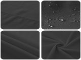 Table Cloth 5 pcs Rectangular Dark Grey 140 x 200 cm Polyester 42040226