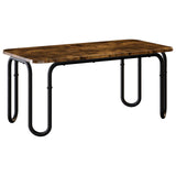 Coffee Table Smoked Oak 100 x 50 x 45 cm Engineered Wood 8007726