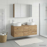 Bathroom Furniture Set 4 pcs Artisan Oak 3407110