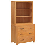 Storage Furniture Set with Drawer Brown Engineered wood 3328635
