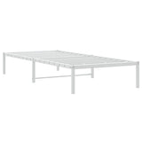 Metal Bed Frame without Mattress White 90x200cm 373666