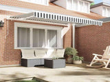 Retractable Awning Anthracite 350 x 200 cm Fabric 3329681