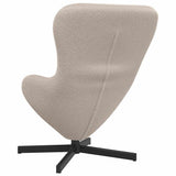 Egg Chair Light Grey 63 x 73 x 90 cm Fabric 42002768