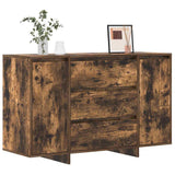 Sideboard Smoked Oak 120 x 41 x 75 cm Engineered Wood 3333910