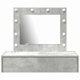 Dressing Table with Drawer Grey 83 x 40 x 70 cm Engineered Wood 865229