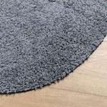 ZNTS Shaggy Rug High Pile Modern Blue Ø 280 cm 375337