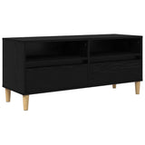 TV Cabinet Black Oak 100 x 34.5 x 44.5 cm Engineered Wood 881461