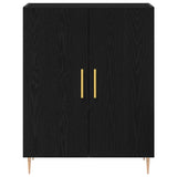 Highboard Black Oak 69.5 x 34 x 180 cm Engineered Wood 3333092